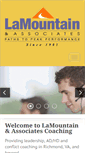 Mobile Screenshot of lamountaincoaching.com